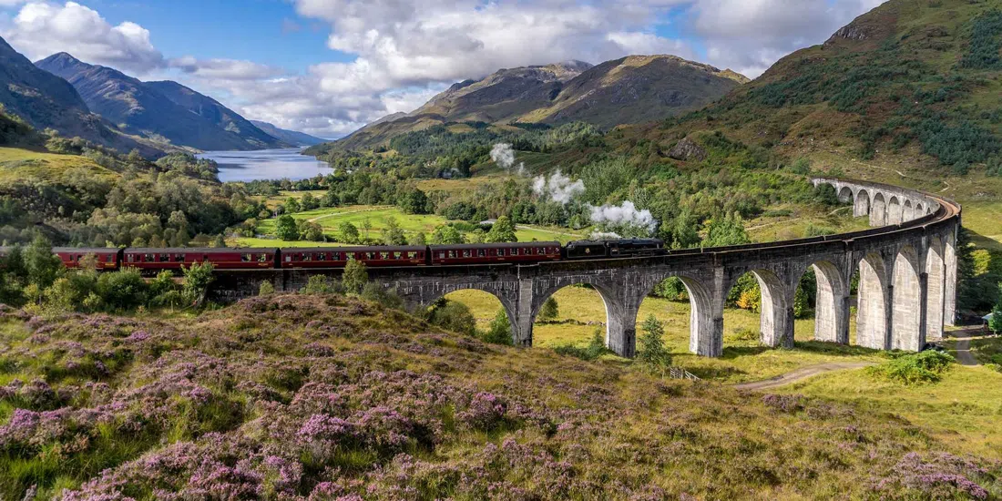 Glenfinnan Viaduct & the Jacobite Steam Train, Edinburgh