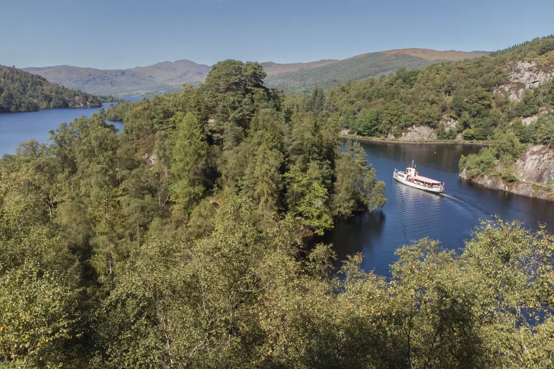 Piroscafo Sir Walter Scott, Loch Katrine, Edimburgo