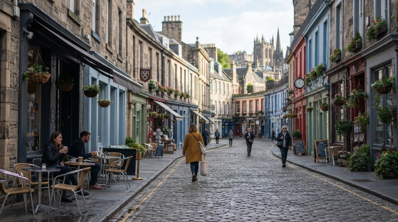 West End, Edinburgh: the city’s civilised pocket of wine, theatre and quiet streets